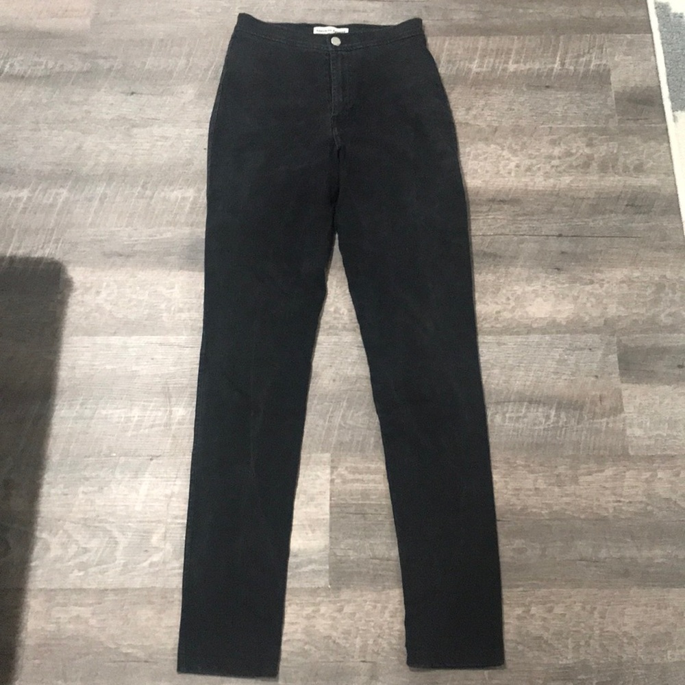 American apparel high rise jean